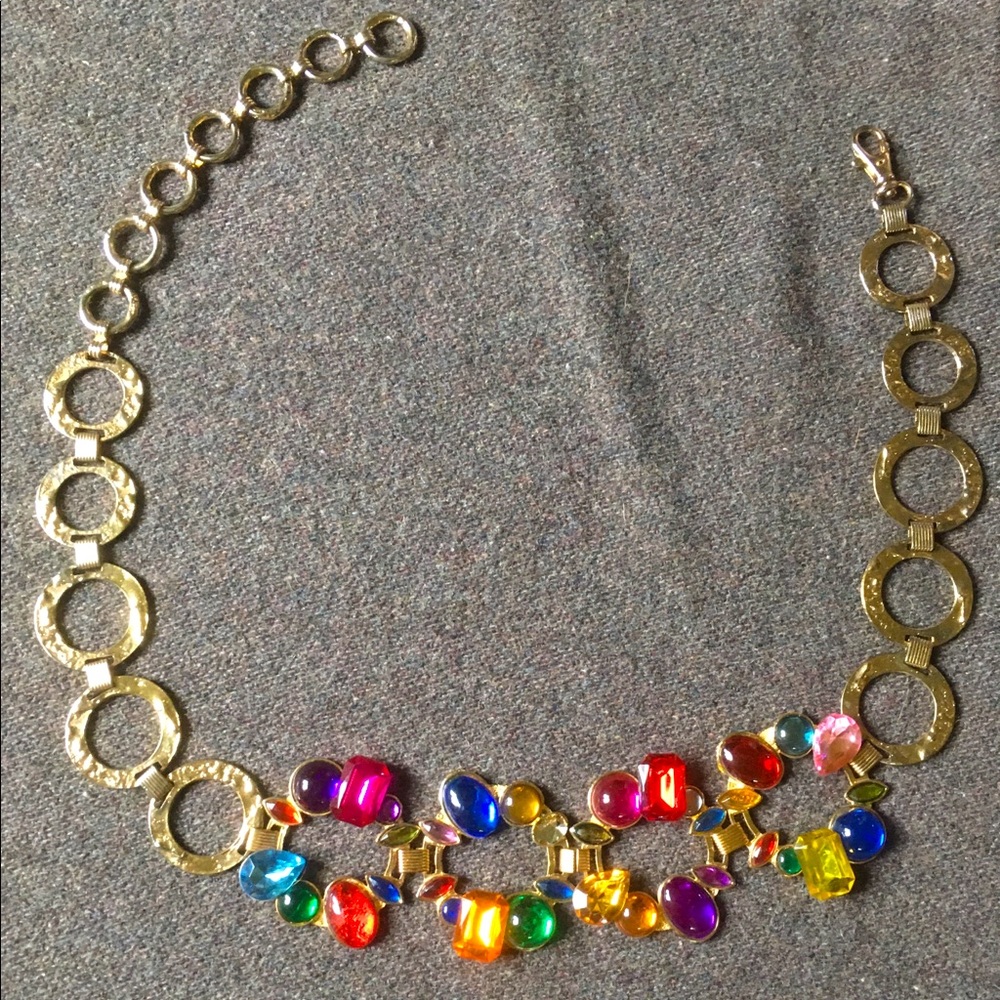 Funky 80s 90s Bedazzled Chain Belt